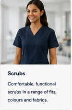 Dental practice uniform example