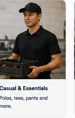 Casual hospitality uniform