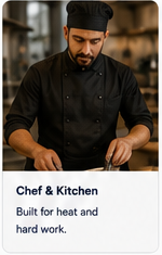 Chef and kitchen uniform