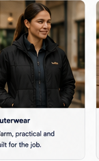 Hospitality outerwear